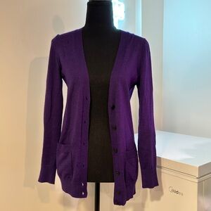 J crew merino wool cardigan